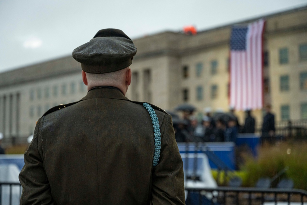 Pentagon 9/11 Flag Unfurling