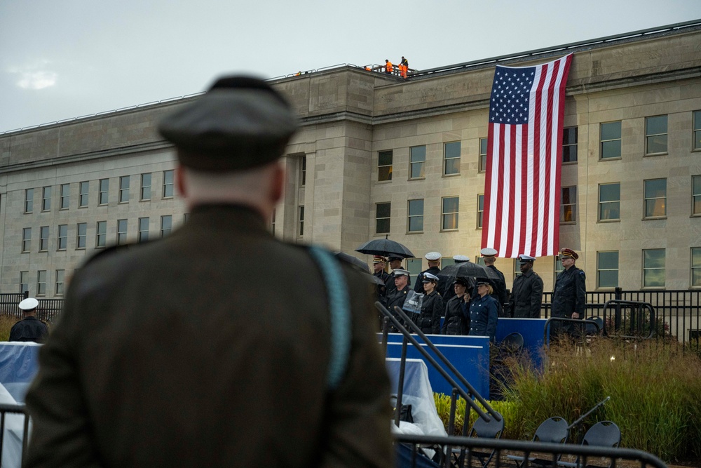 Pentagon 9/11 Flag Unfurling