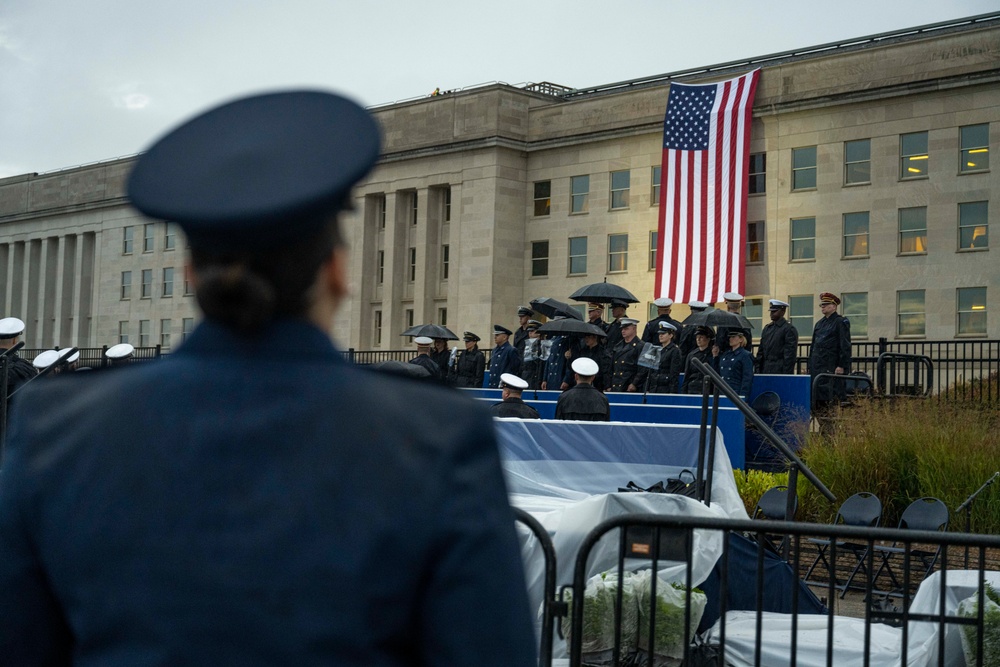 Pentagon 9/11 Flag Unfurling