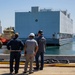 Abraham Lincoln barge departs San Diego
