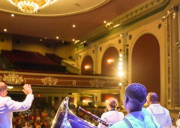 Navy Band Northeast performs at the Strand Center for the Arts