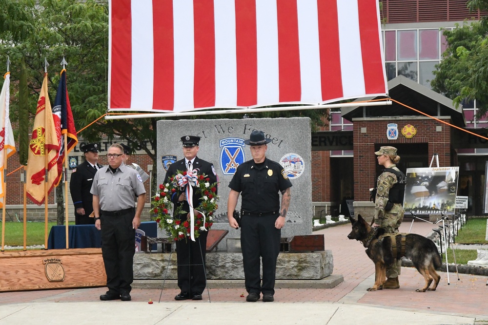 Twenty-two years after 9/11, Fort Drum community members still gather to reflect, remember