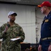 Abraham Lincoln hosts general quarters drill