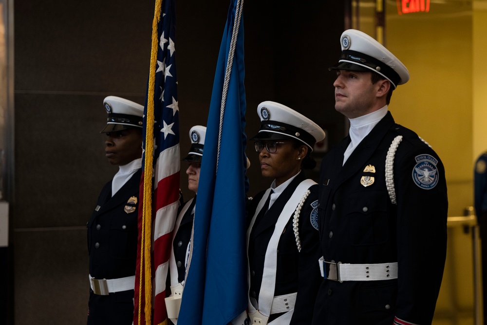 Joint Service honor guardsmen participate in RDU 9/11 ceremony