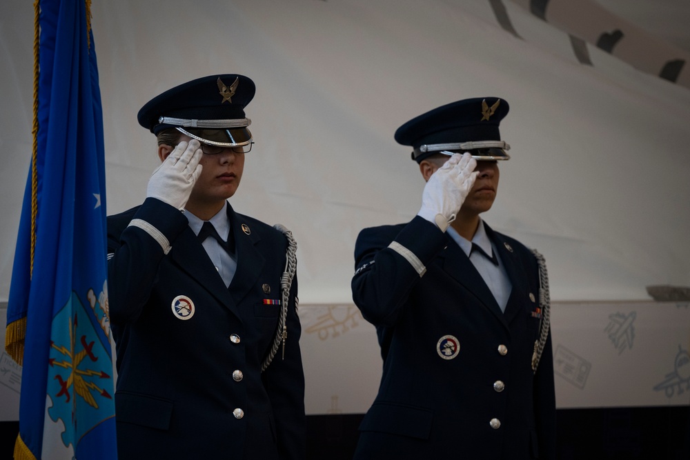 Joint Service honor guardsmen participate in RDU 9/11 ceremony