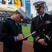 Abraham Lincoln Sailor reenlists at Petco Park