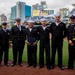 Abraham Lincoln Sailor reenlists at Petco Park