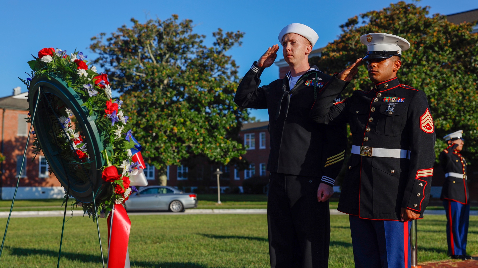 DVIDS - Images - Marines part of New York Jets pre-game ceremony [Image 1  of 4]