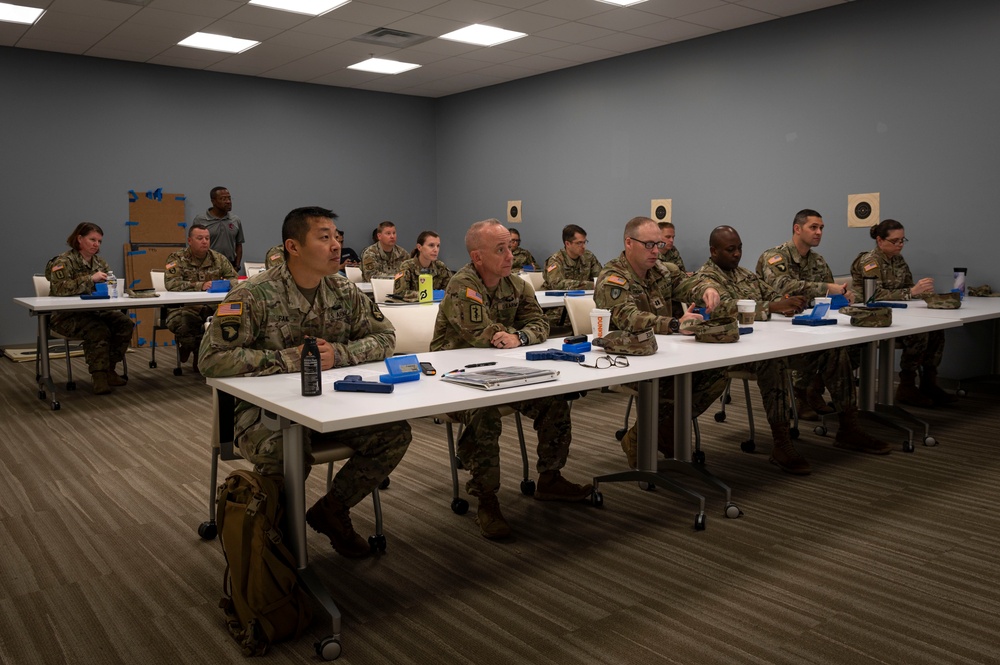 Soldier Scientists on-target during pistol range day