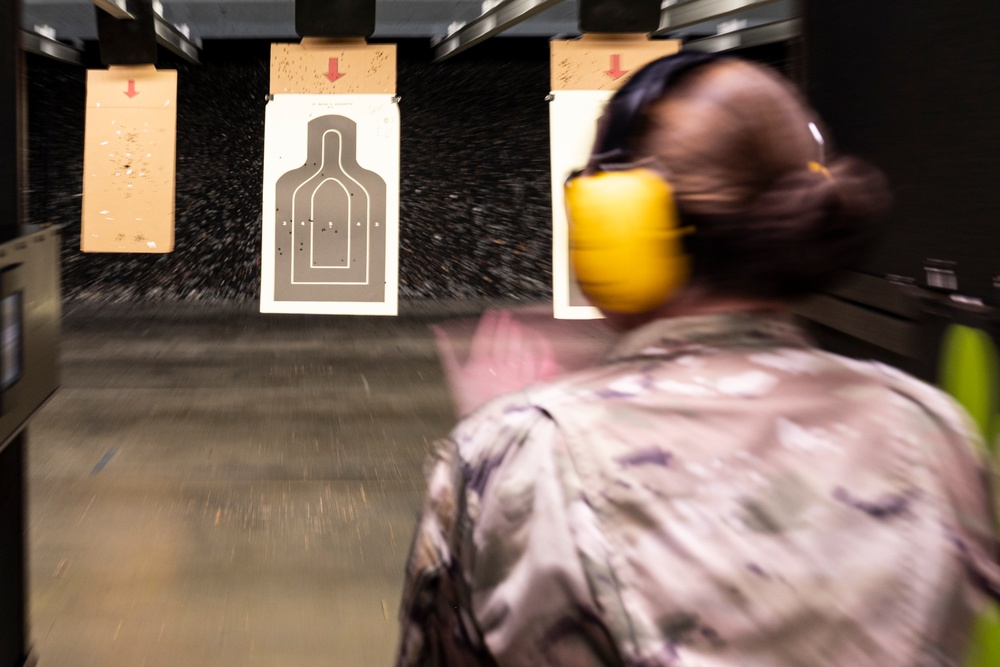 Soldier Scientists on-target during pistol range day