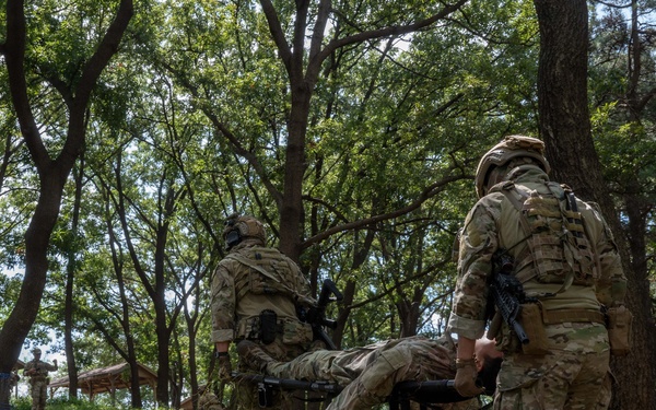 ROK, U.S. Navy SEALs conduct mass casualty drill