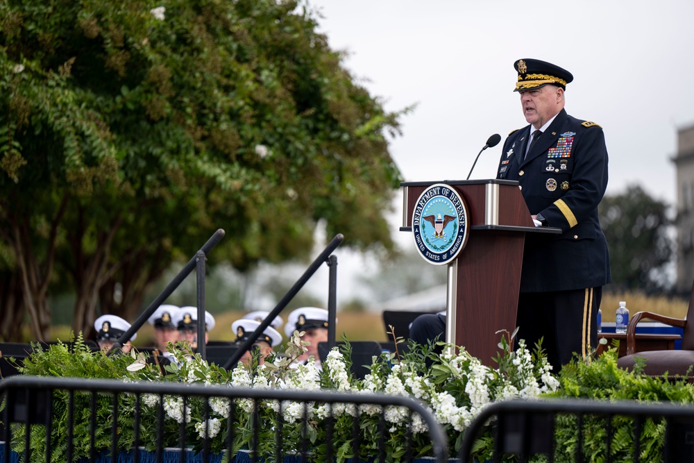 SD, CJCS Attend 22nd Annual 9/11 Pentagon Memorial Service