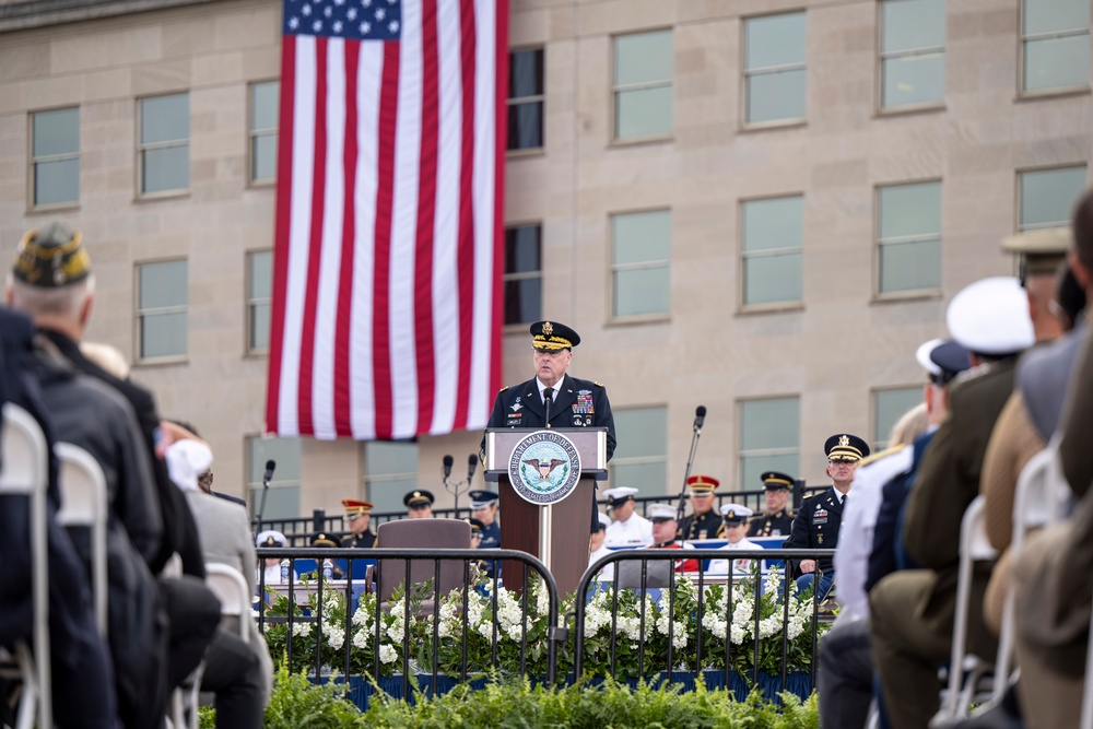 SD, CJCS Attend 22nd Annual 9/11 Pentagon Memorial Service