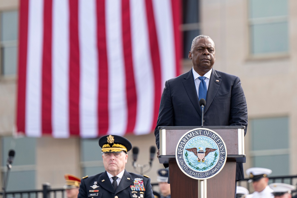 SD, CJCS Attend 22nd Annual 9/11 Pentagon Memorial Service