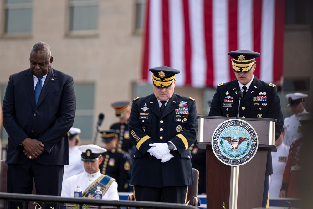 SD, CJCS Attend 22nd Annual 9/11 Pentagon Memorial Service