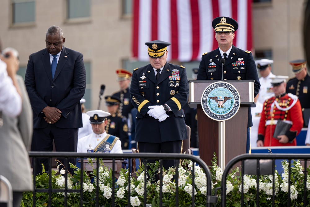 SD, CJCS Attend 22nd Annual 9/11 Pentagon Memorial Service