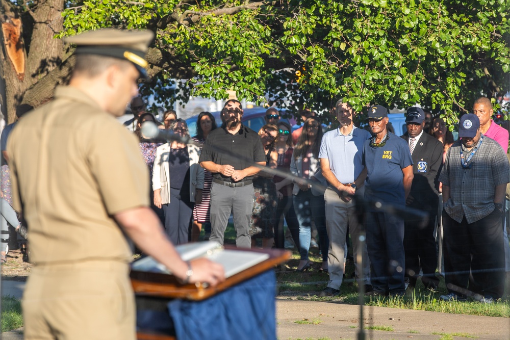 Norfolk Naval Shipyard Pauses In Reflection During Annual Patriot Day Remembrance Ceremony