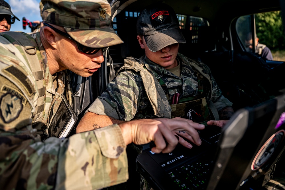 Drones test multinational forces from the sky at Saber Junction 23