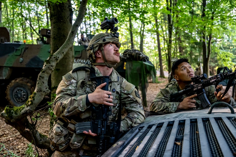 Drones test multinational forces from the sky at Saber Junction 23