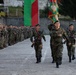 Soldiers from 10th Mountain Division and Bulgarian Land Forces 101st Alpine Regiment participate in the Rhodope 23 opening ceremony on Sep. 11, 2023, near Smolyan, Bulgaria