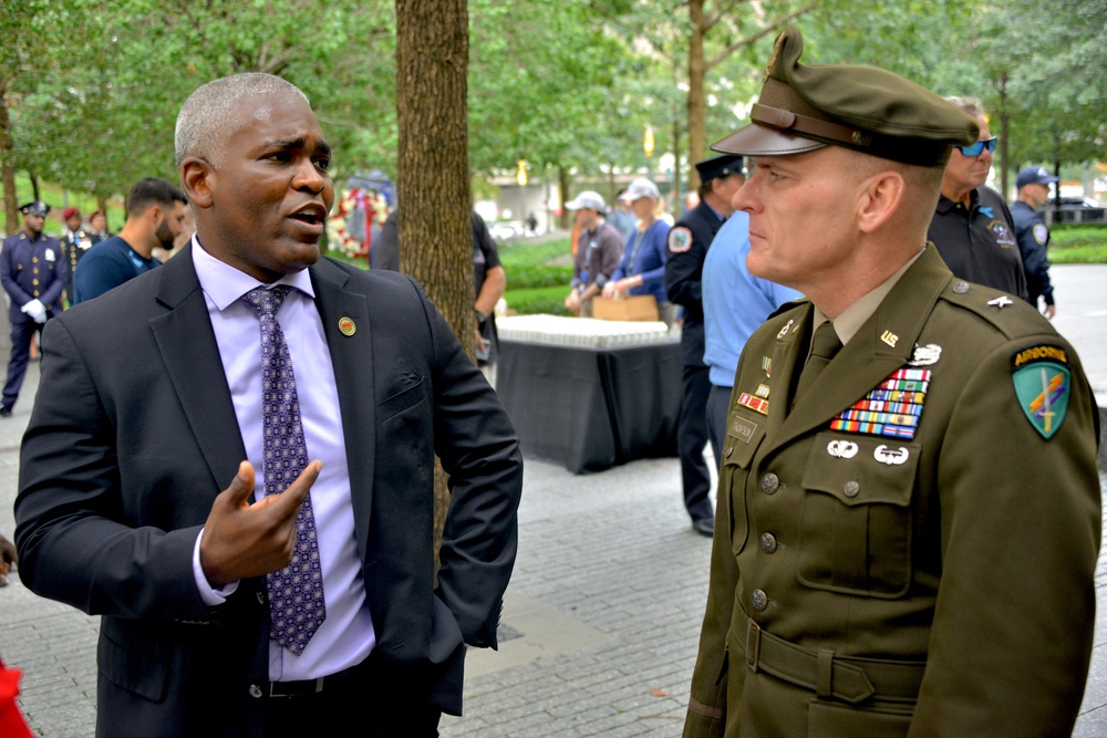 Soldiers Honor 9/11 Victims During Ceremony