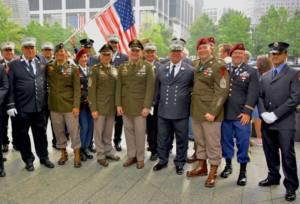 Soldiers Honor 9/11 Victims During Ceremony