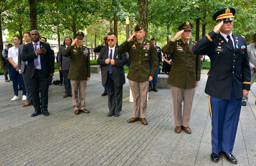 Soldiers Honor 9/11 Victims During Ceremony