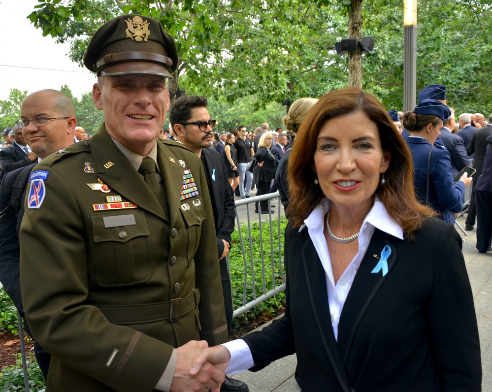 Soldiers Honor 9/11 Victims During Ceremony