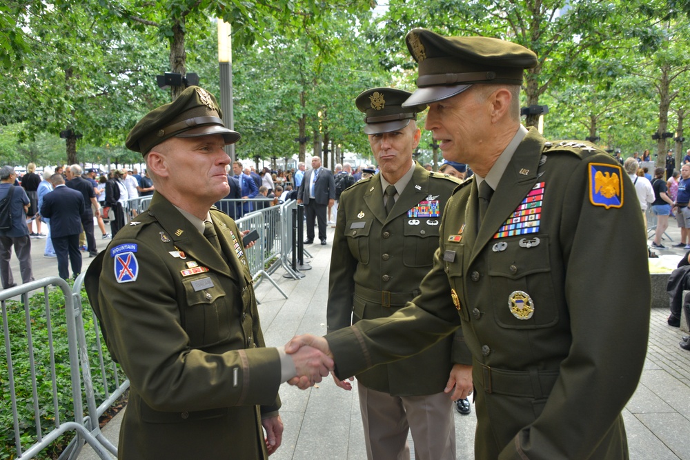 Soldiers Honor 9/11 Victims During Ceremony