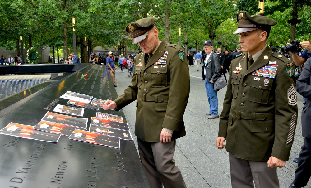 Soldiers Honor 9/11 Victims During Ceremony