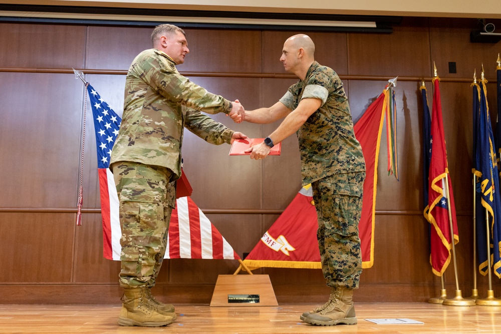 U.S. Marine Corps Gunnery Sergeant Dustin Kirkland Retirement Ceremony