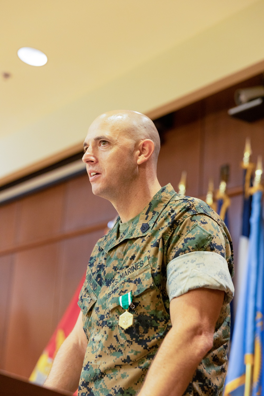 U.S. Marine Corps Gunnery Sergeant Dustin Kirkland Retirement Ceremony