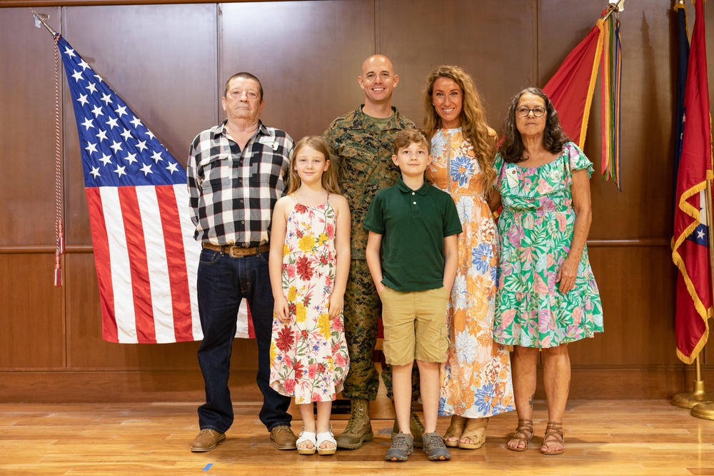 U.S. Marine Corps Gunnery Sergeant Dustin Kirkland Retirement Ceremony