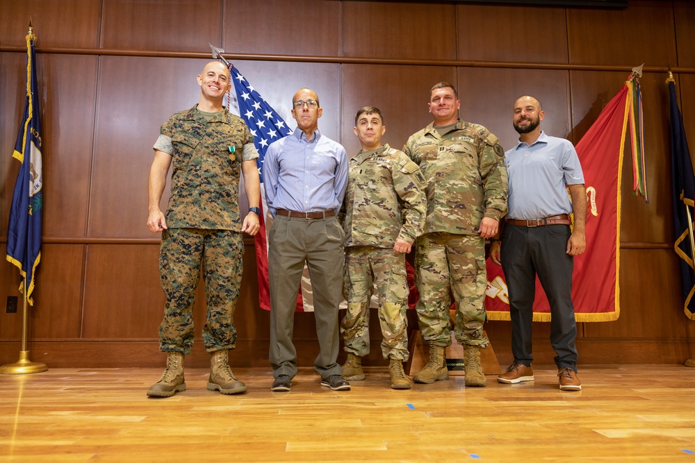 U.S. Marine Corps Gunnery Sergeant Dustin Kirkland Retirement Ceremony