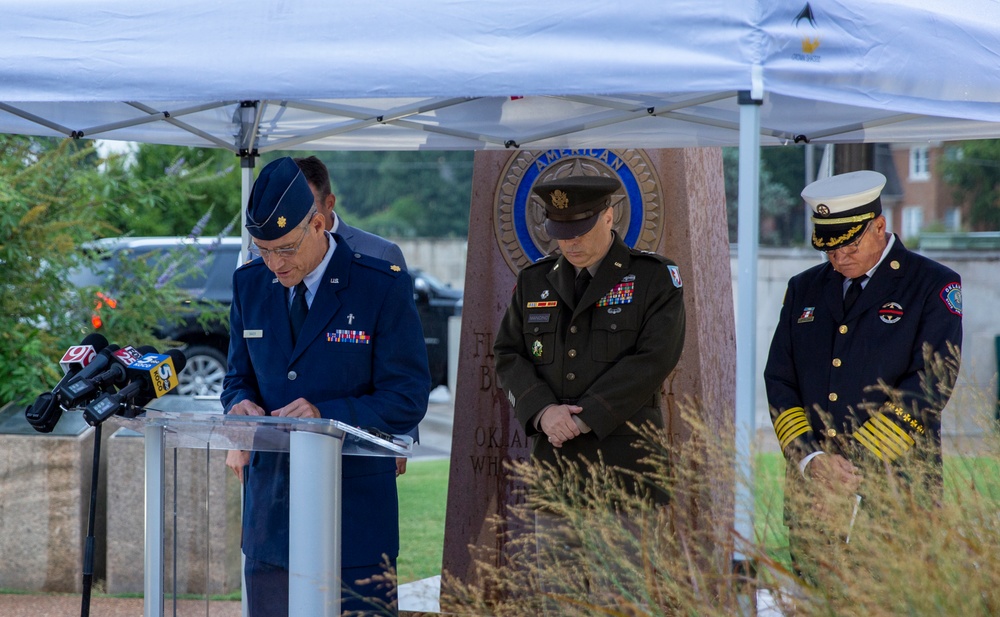 Oklahoma Governor Kevin Stitt holds 9/11 Remembrance Ceremony