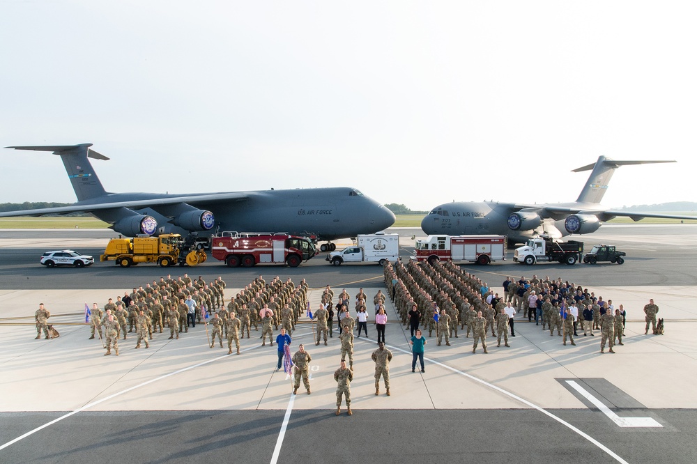 Dover AFB hosts group and squadron photo day