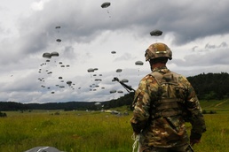 82nd Airborne paratroopers jump with Allied partners to train in interoperability