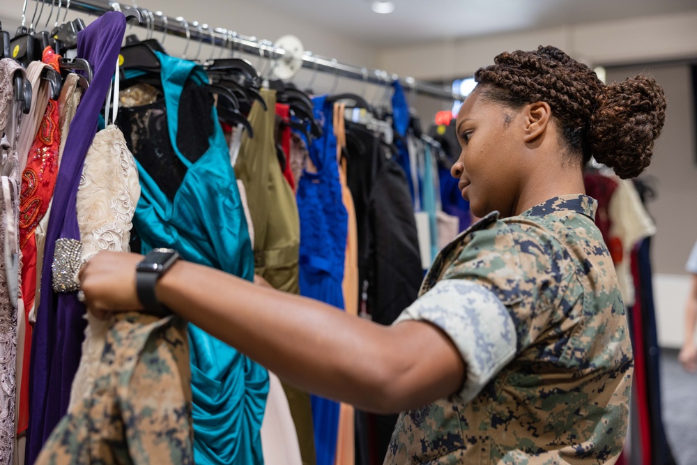 Ball Gown Giveaway hosted at Camp Pendleton