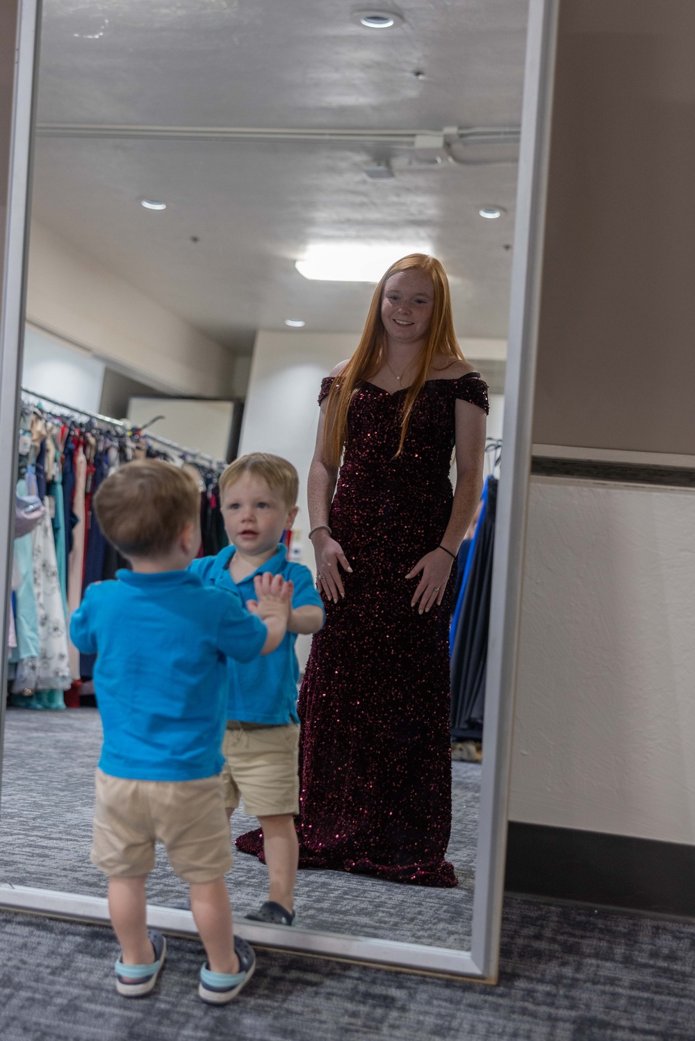 Ball Gown Giveaway hosted at Camp Pendleton