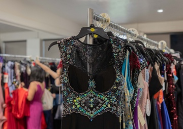 Ball Gown Giveaway hosted at Camp Pendleton