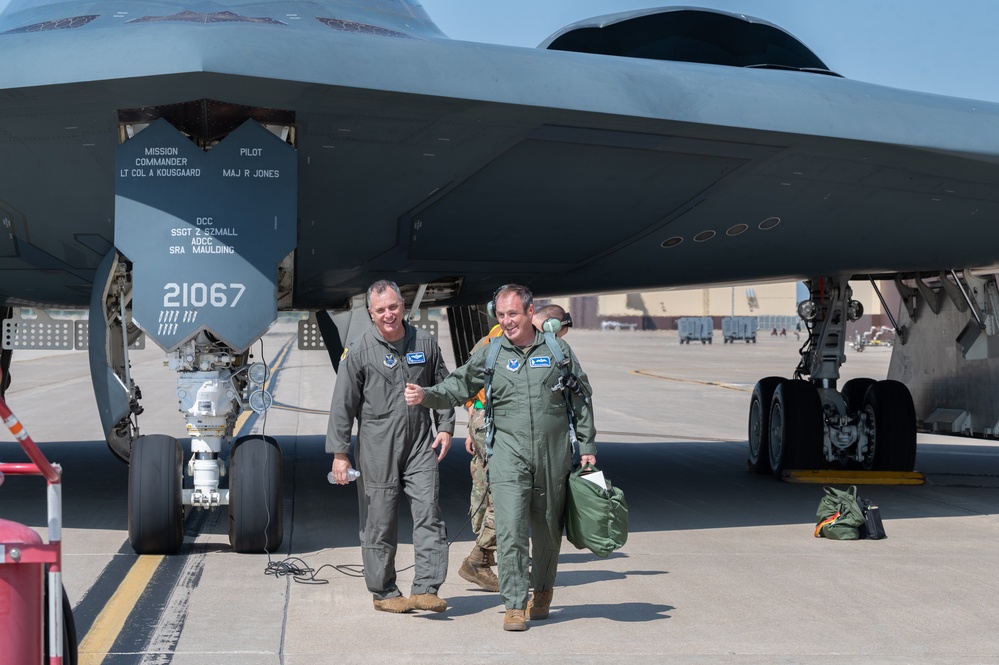 Air Vice-Marshal visit to Whiteman AFB