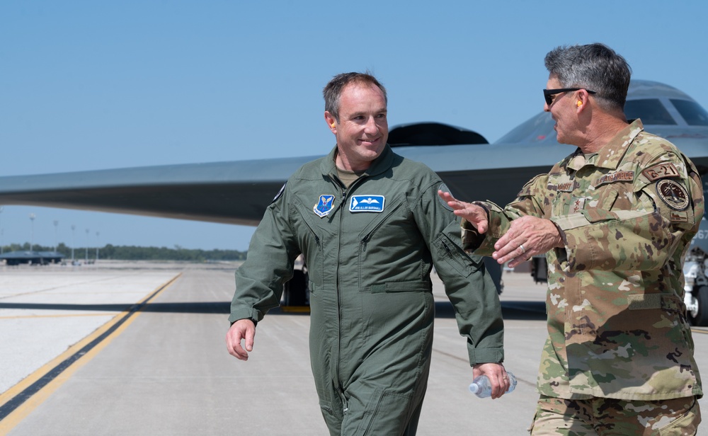 Air Vice-Marshal visit to Whiteman AFB