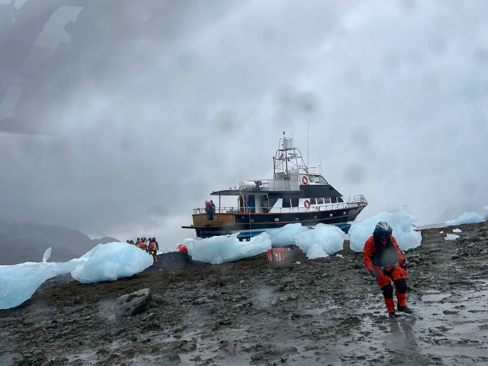 Coast Guard rescues 18 people from grounded boat near Valdez, Alaska