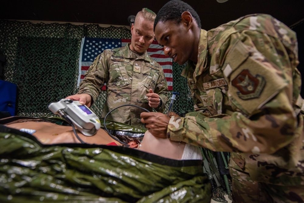 943d AMDS and 920th ASTS conduct joint CCATT training