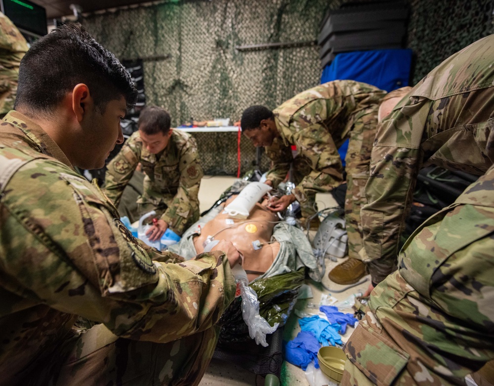 943d AMDS and 920th ASTS conduct joint CCATT training