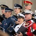 The United States Navy Band and Armed Forces Joint Chorus takes part in the 2023 9/11 Rememberance Ceremony at the Pentagon.