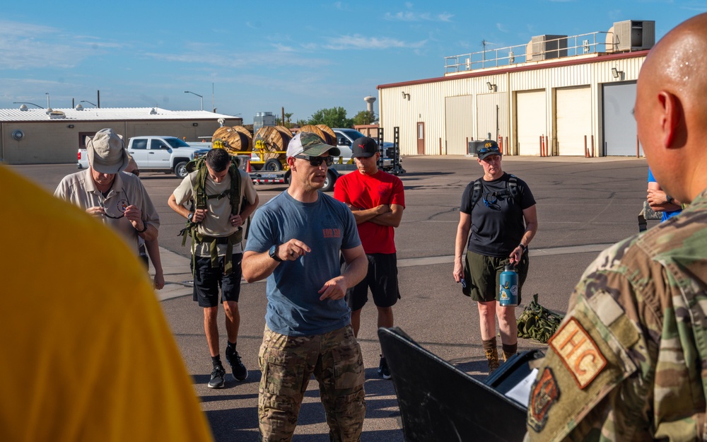 56 CES Holds Commemorative Ruck