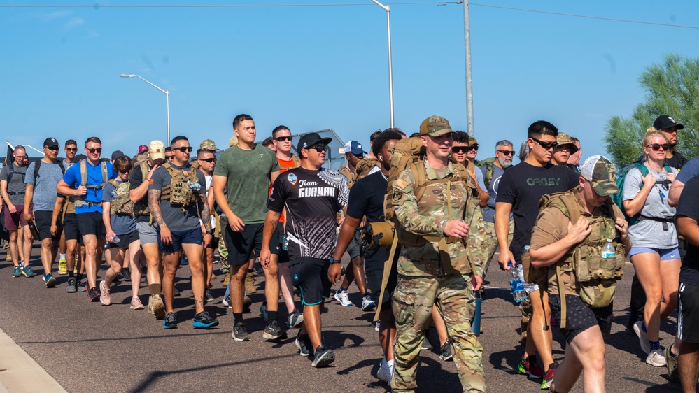56 CES Holds Commemorative Ruck