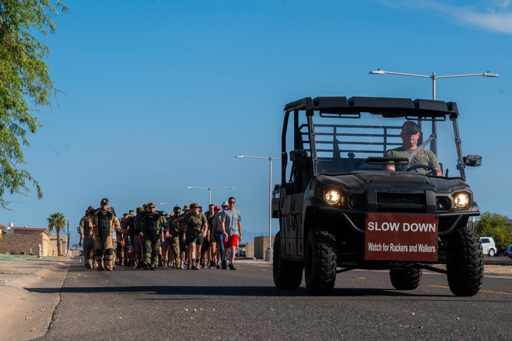 56 CES Holds Commemorative Ruck