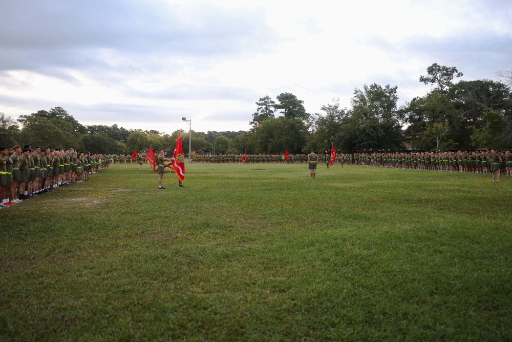 Marines with Combat Logistics Regiment 2 Run to Remember 9/11